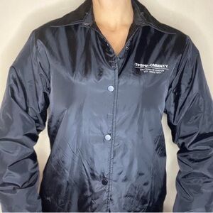 Topshop Black Baggy Oversized Utility Jacket